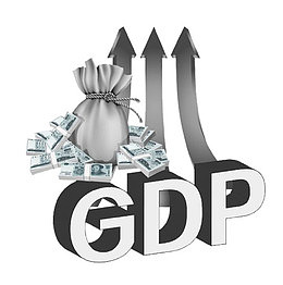 GDP水平提高图案