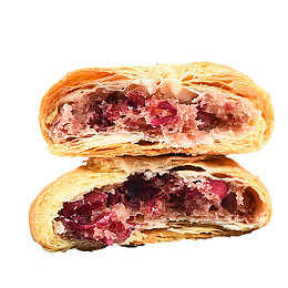 产品实物青稞玫瑰鲜花饼