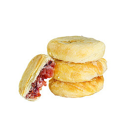 产品实物新鲜玫瑰鲜花饼