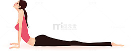 练瑜珈女孩