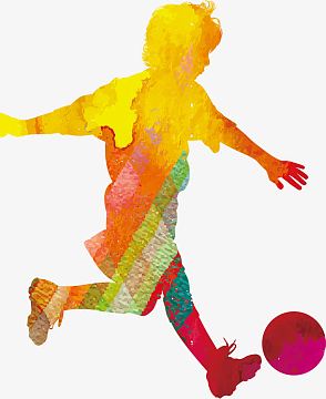 aipng动感足球人物剪影(2500x2500)aipng人物剪影素描卡通健身图 