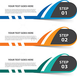 三项步骤图