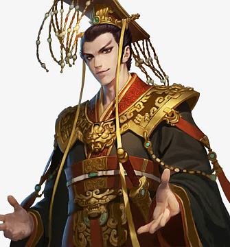 png穿着黑色衣服的帝王psdjpg金色帝王龙椅背景png皇榜卷轴龙纹png