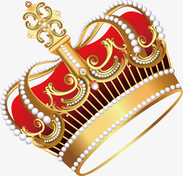 精致皇冠装饰设计矢量