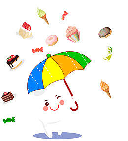 雨伞食物