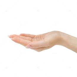 女性手掌托举
