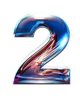 炫丽 数字 艺术字  酷炫