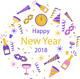 新年装饰2018