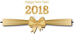 金色蝴蝶结2018