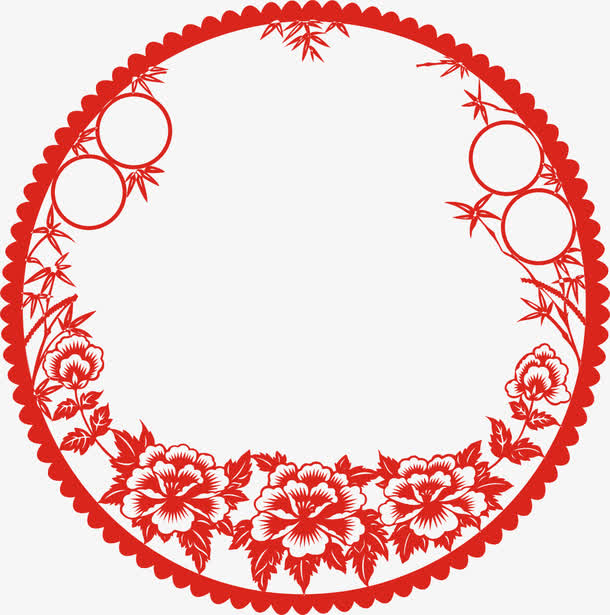 关键词 : 窗花,中国风,传统剪纸,2018狗年,新年剪纸,背景窗花[声明]