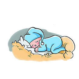享受好睡眠的宝宝