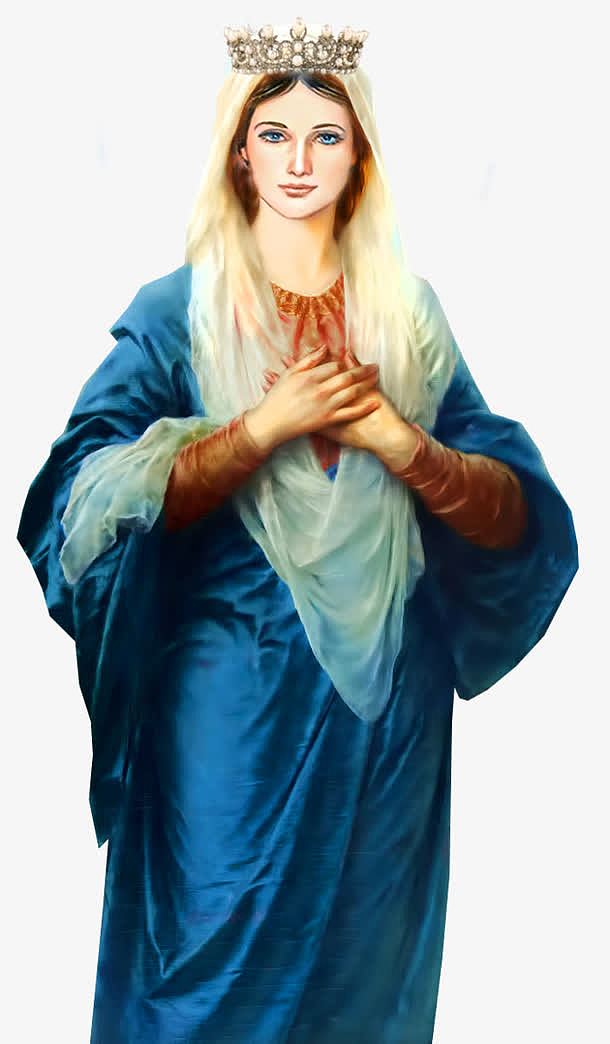圣母玛利亚正面