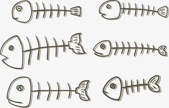 png手绘箭头png手绘卡通鱼骨png手绘鱼骨头png手绘卡通鱼骨png手绘