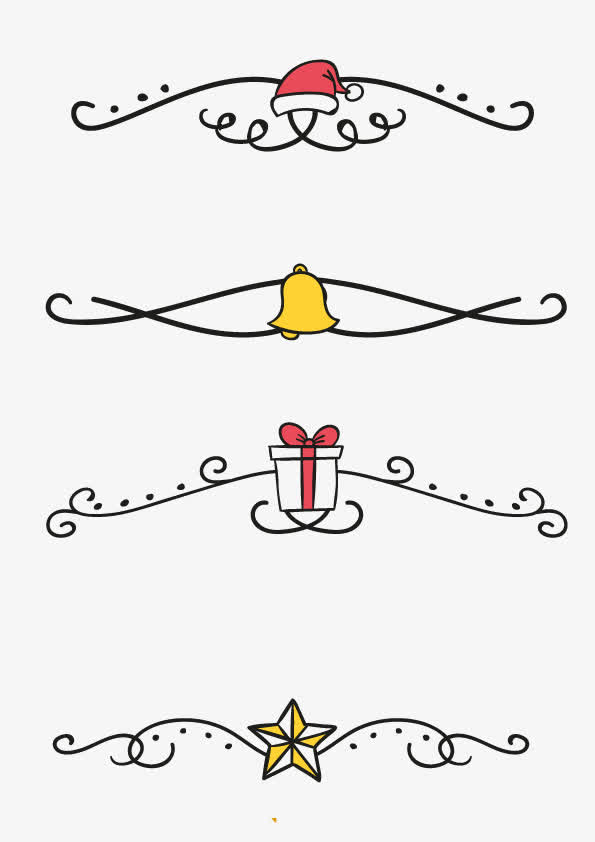 小装饰图案边框素材免费下载_觅元素