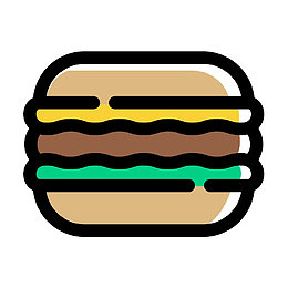汉堡图标