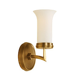 中式简约玻璃灯罩壁灯