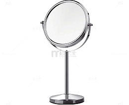 圆形的梳妆镜子