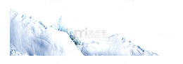 冰冷的雪山免抠素材