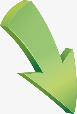 斜向下箭头