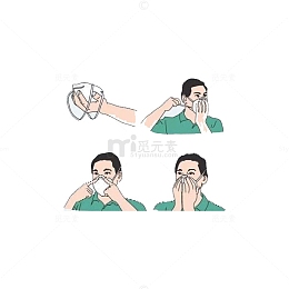 戴口罩的男医生