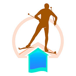 滑雪人物剪影免抠素材