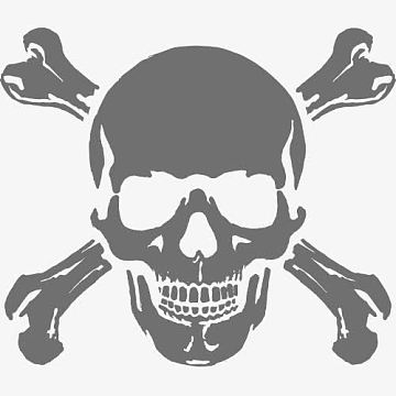 骷髅头戒毒创意图