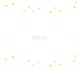 白色雪花边框