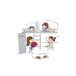 收到花的美女舍友