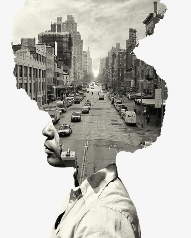 创意设计人城市幻想