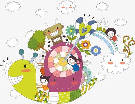 卡通游乐园png卡通儿童乐园图片素材png卡通游乐园旋转木马png游乐场