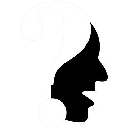 卡通问号创意图