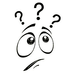 问号卡通创意图