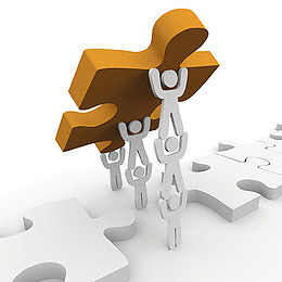 拼搏卡通创意图