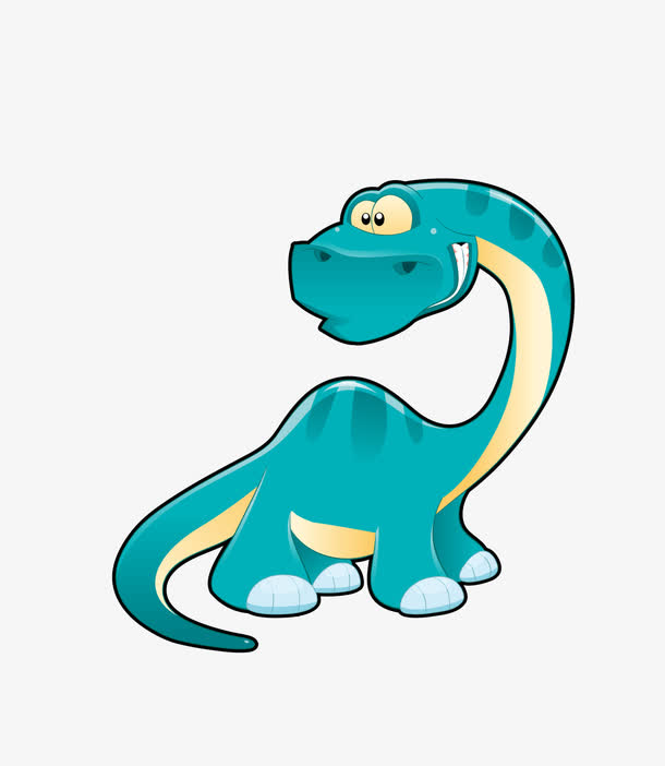 矢量卡通可爱恐龙素材