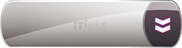 手绘灰色条幅渐变标题框按钮