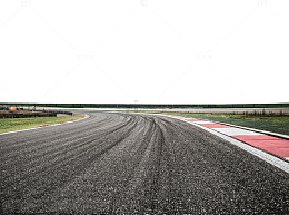 户外赛车跑道实景