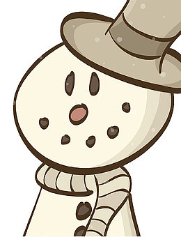 圣诞节卡通雪人