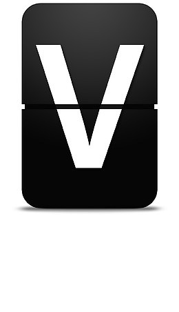翻牌数字V