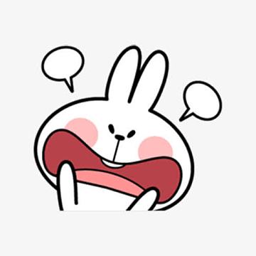 兔png可爱的游乐场卡通图标矢量素材png迷你兔子png表情包之兔png迷你