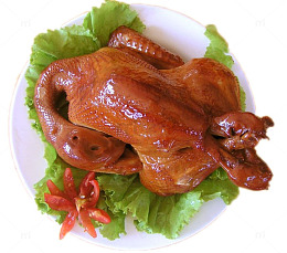 白条鸡油炸