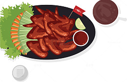 布法罗辣鸡翅