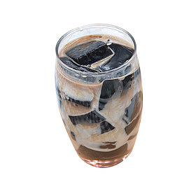 产品实物美味黑凉粉一杯