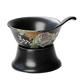 茶具黑陶公道杯