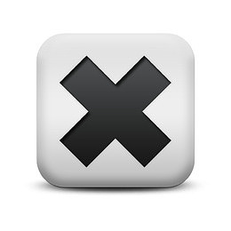 磨砂白广场图标字母数字X固体字