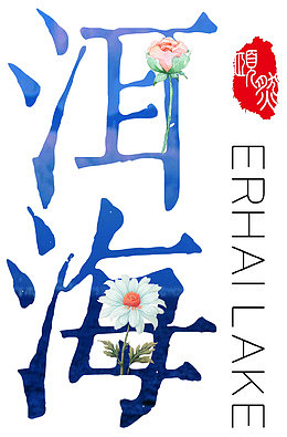 洱海花清新唯美风