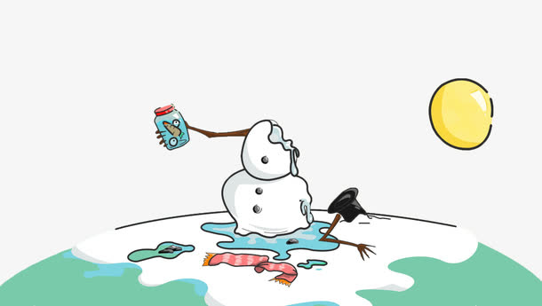 融化的雪人
