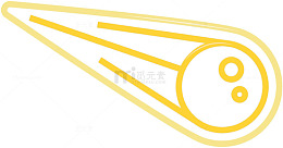 小火箭指示牌
