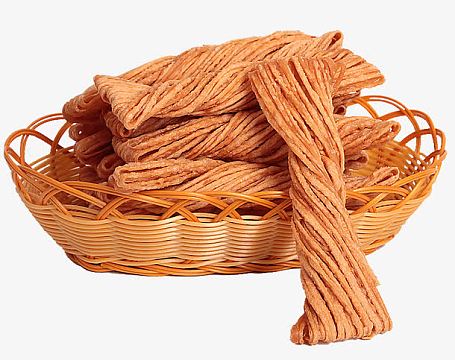 篮子装的金丝蝴蝶馓子