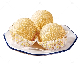 产品实物麻球餐饮