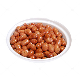 产品实物油炸花生米一盘